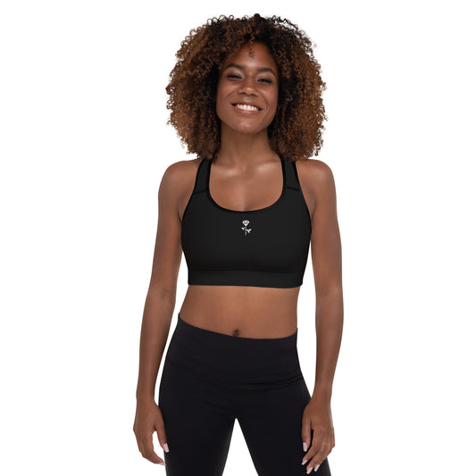 CoreComfort Diamond Rose Padded Sports Bra