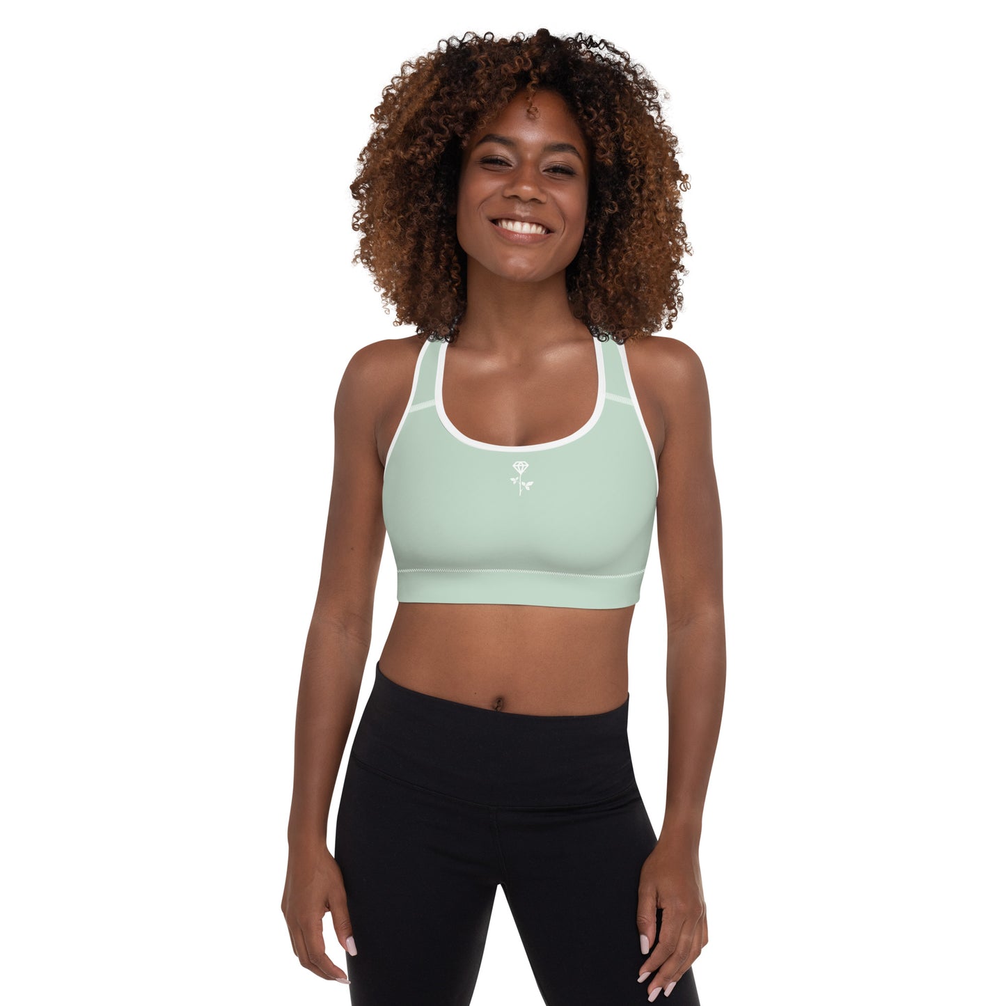 CoreComfort Diamond Rose Padded Sports Bra (g)