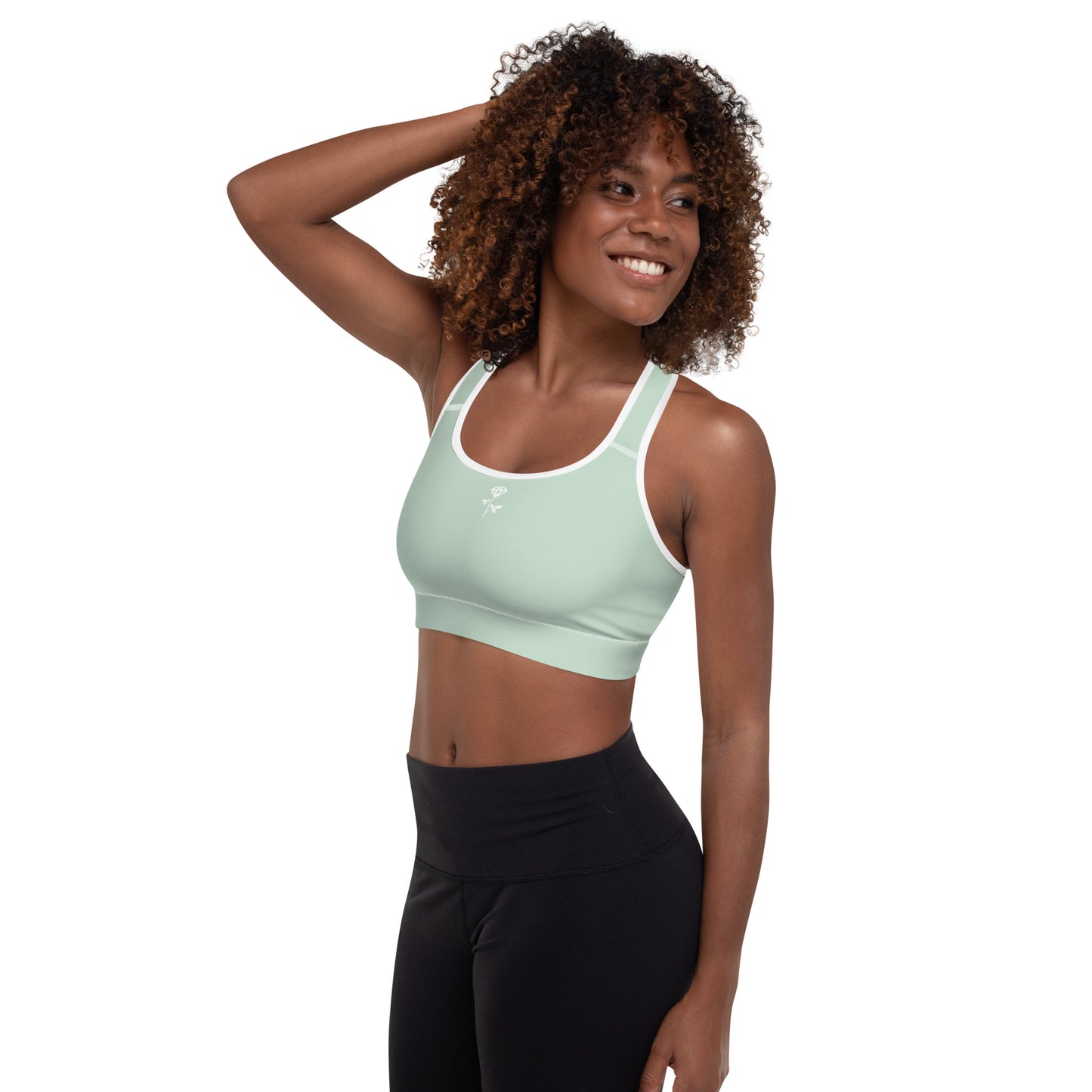 CoreComfort Diamond Rose Padded Sports Bra (g)