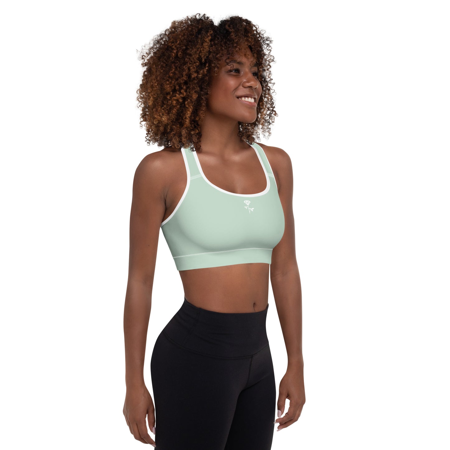 CoreComfort Diamond Rose Padded Sports Bra (g)