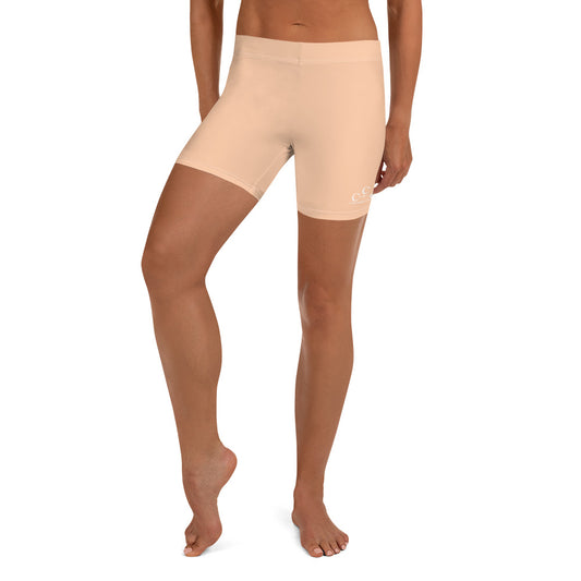 CoreComfort 3Cs Logo Womens Low Waist Peach Shorts