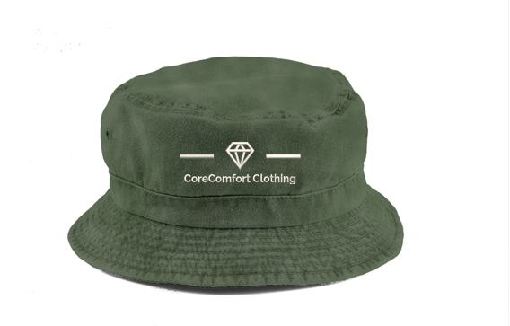 CoreComfort Classic Logo Wash Colored Bucket Hat