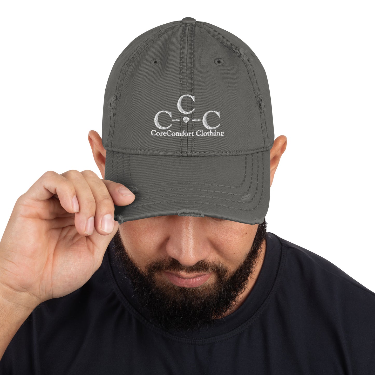 CoreComfort 3Cs Logo Distressed Hat