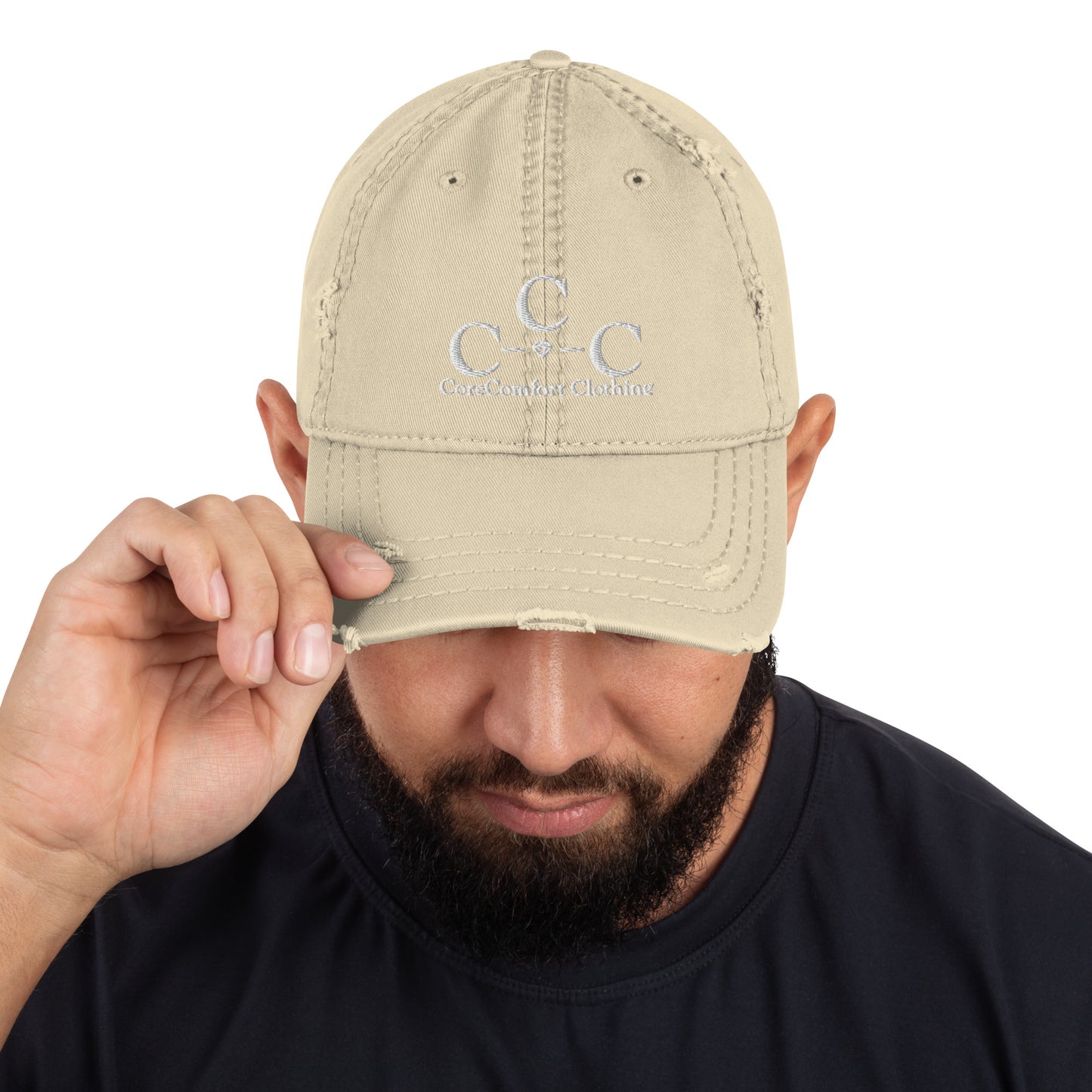 CoreComfort 3Cs Logo Distressed Hat