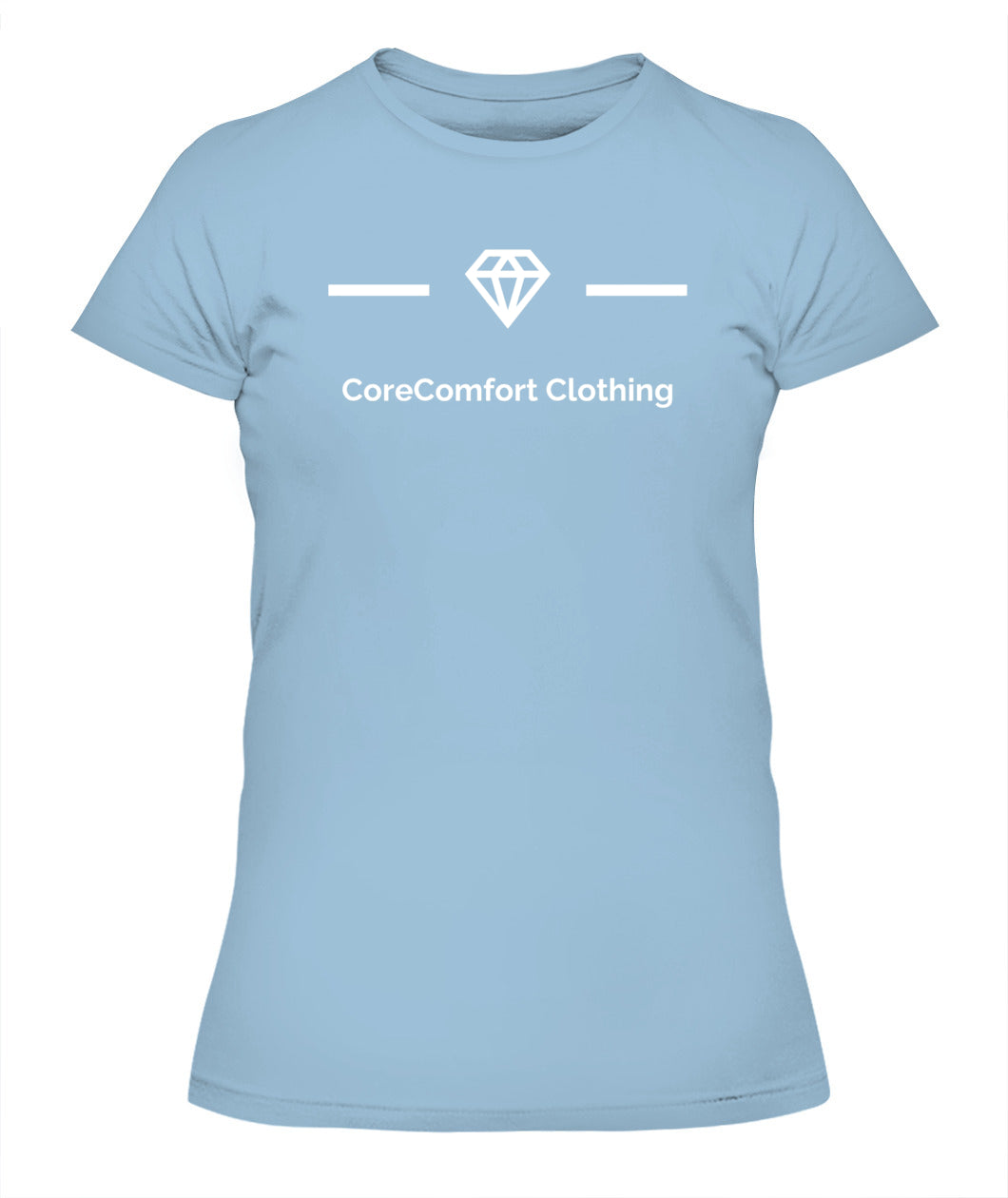 Embrace Comfort: CoreComfort Classic Logo Womens T-shirt