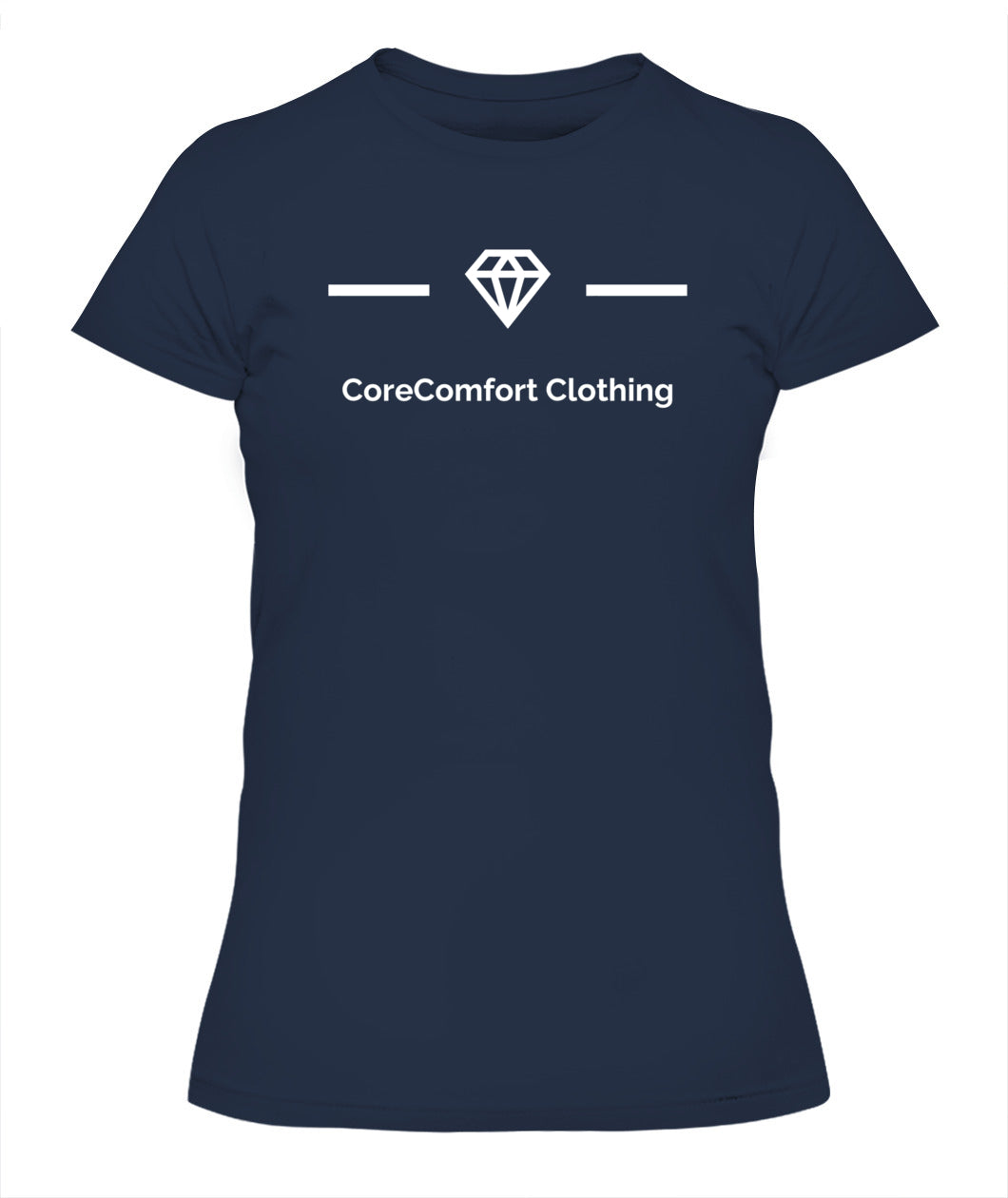 Embrace Comfort: CoreComfort Classic Logo Womens T-shirt