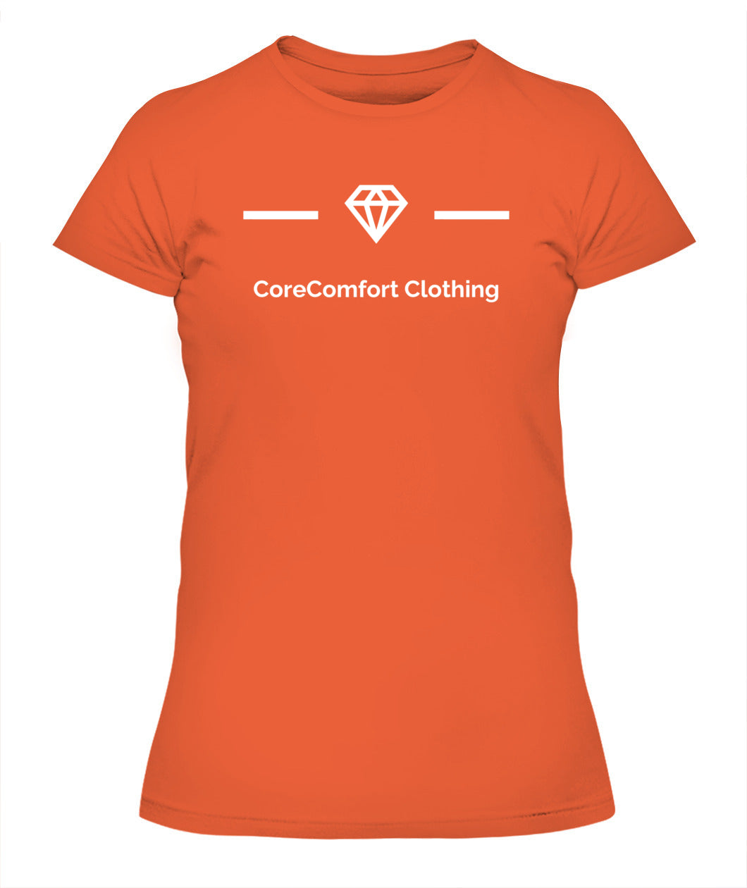 Embrace Comfort: CoreComfort Classic Logo Womens T-shirt