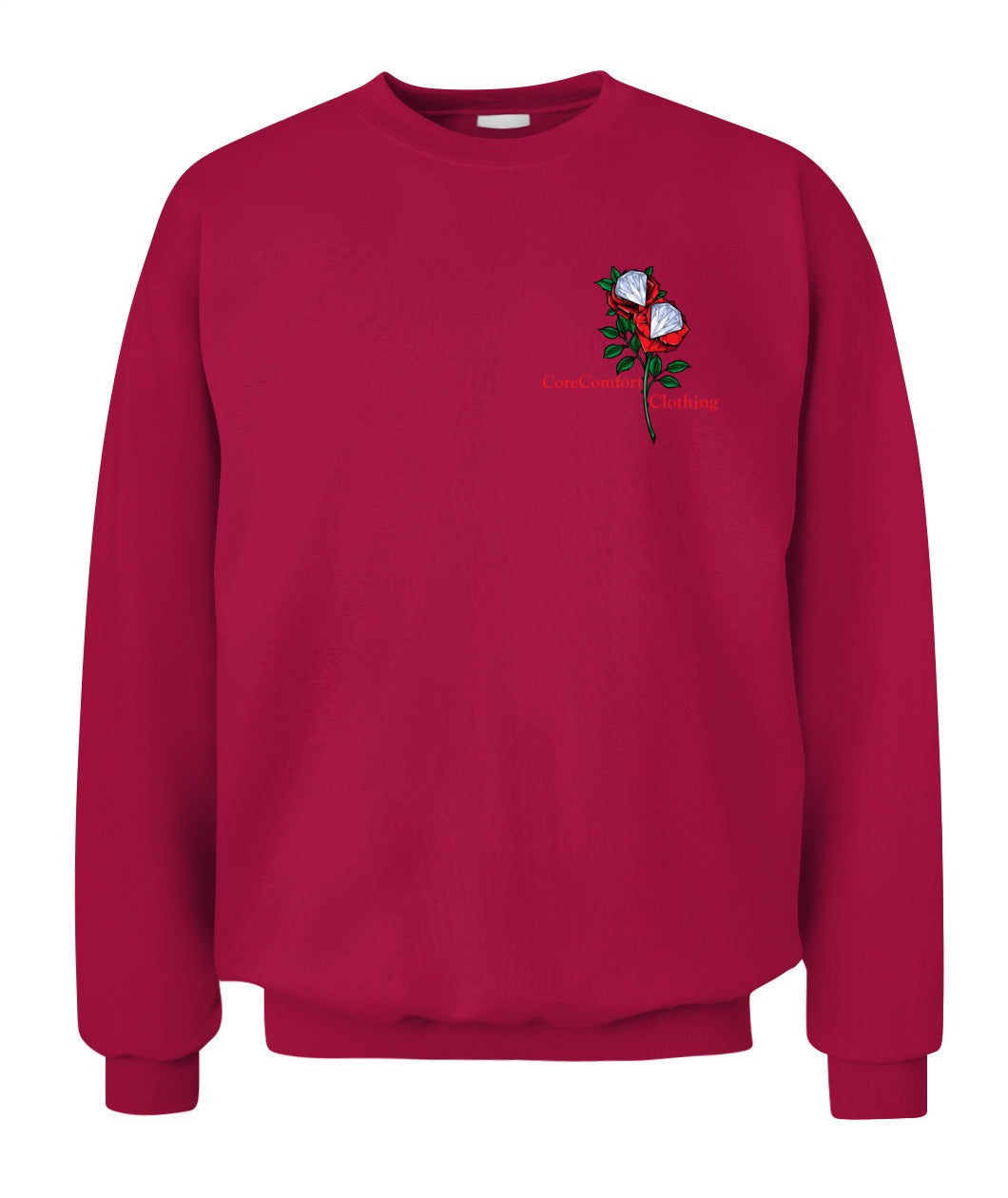 CoreComfort Mini Rose Diamond Logo Crewneck