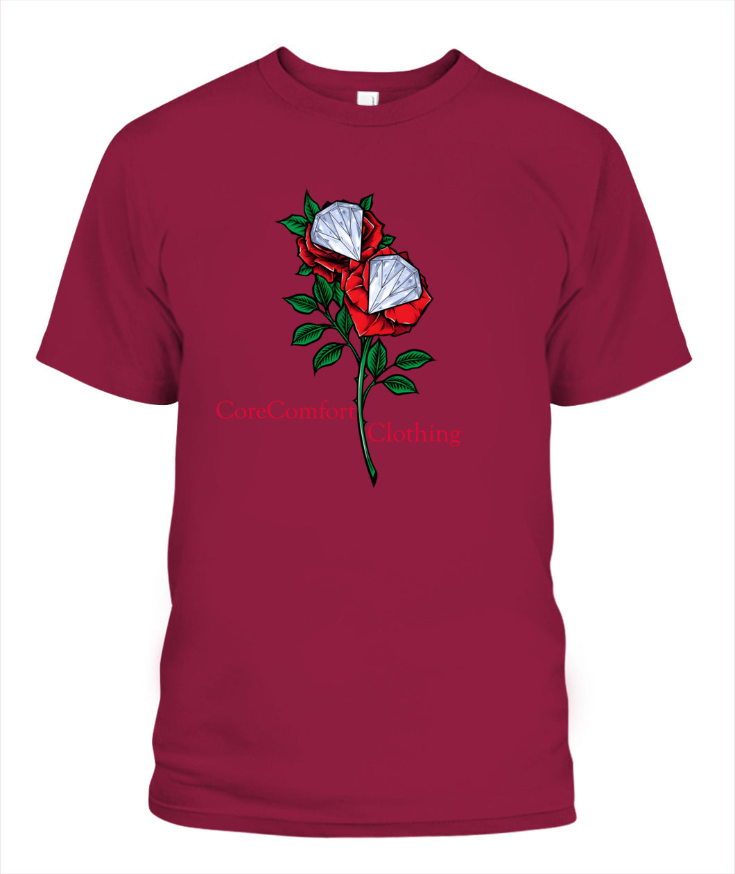 CoreComfort Rose Diamond Logo T-shirt