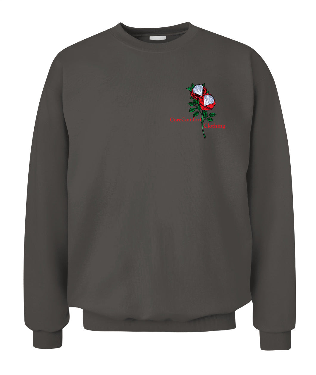 CoreComfort Mini Rose Diamond Logo Crewneck